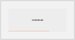 Desktop Screenshot of mrstrain.de